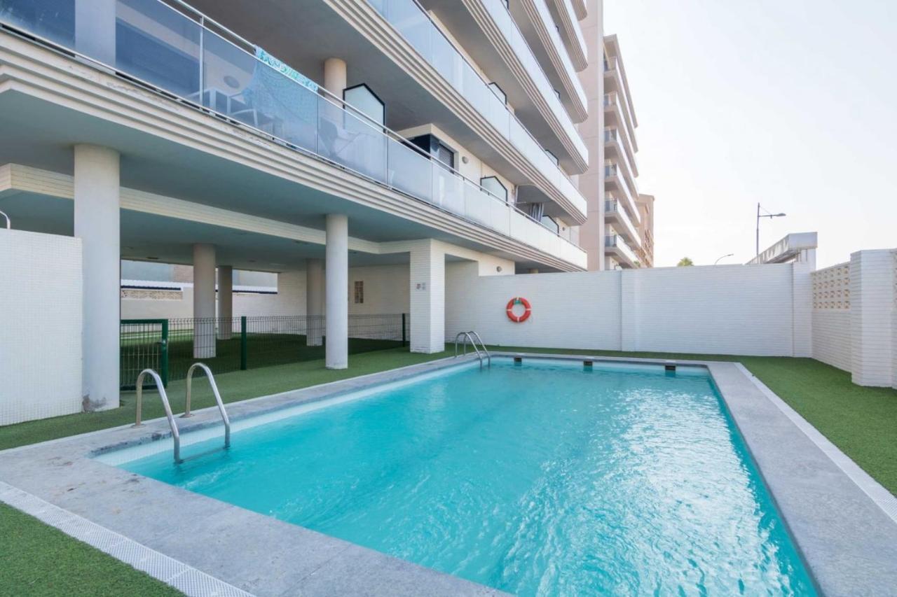 Apartamento Con Jardin En Primera Linea De Playa Con Parking Y Piscina Peñíscola Dış mekan fotoğraf