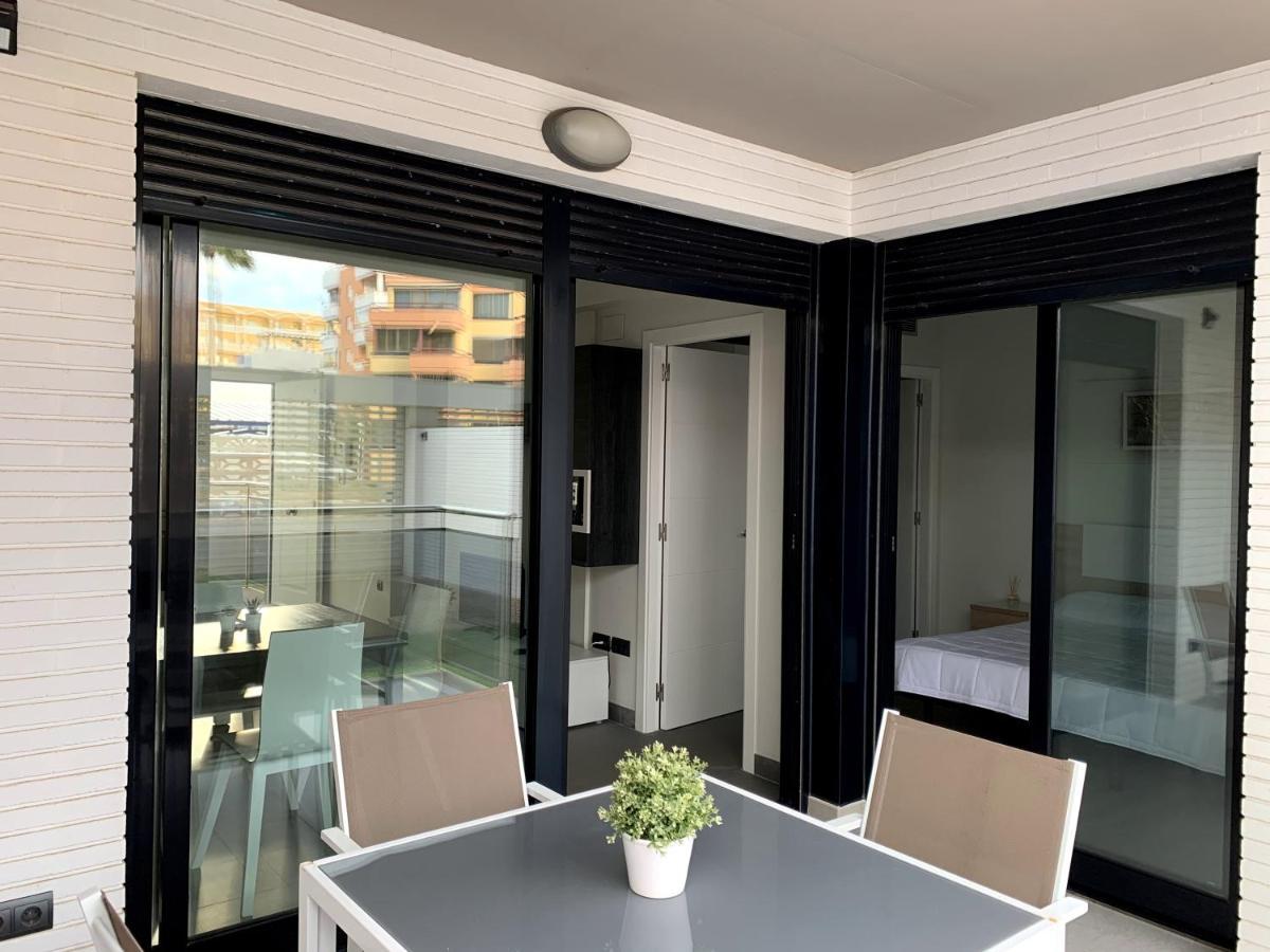 Apartamento Con Jardin En Primera Linea De Playa Con Parking Y Piscina Peñíscola Dış mekan fotoğraf